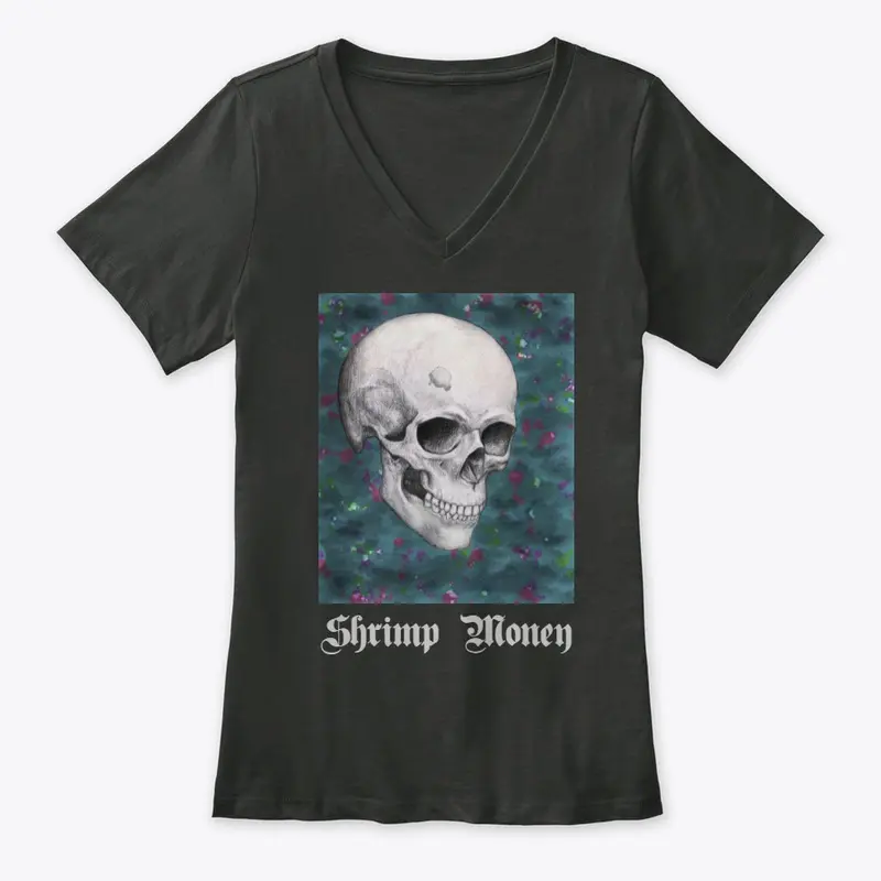 Shrimp Money Skull Merch