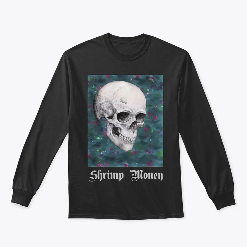 Shrimp Money Skull Merch